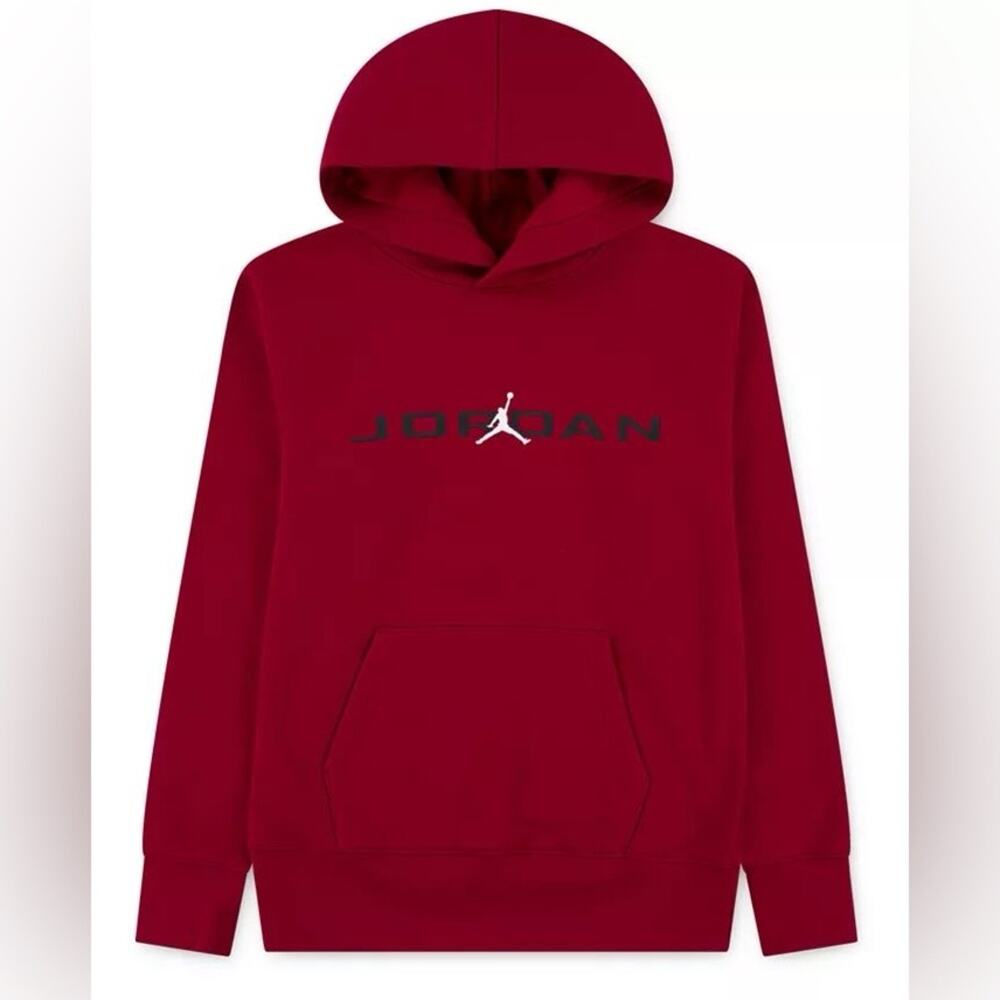 Jordan Baseline Jumpman Hoodie in Gym Red - NWT